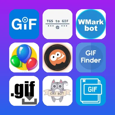Telegram bots to search and download GIFs