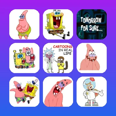 SpongeBob Telegram Stickers