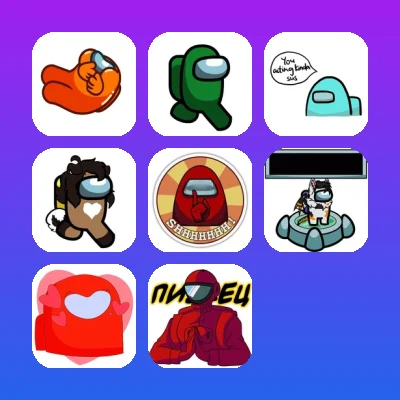 Among Us Telegram Stickers