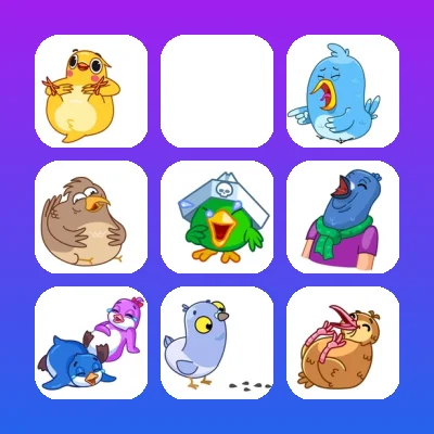 Birds Telegram Stickers Set