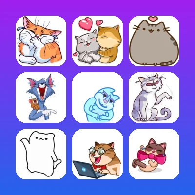 Cats Telegram Stickers Set