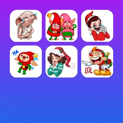 Christmas Elf Telegram Stickers