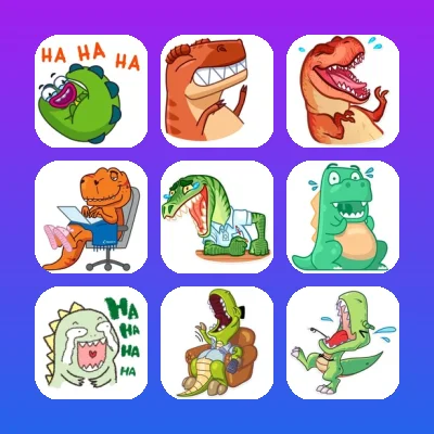Dinosaurs Telegram Stickers