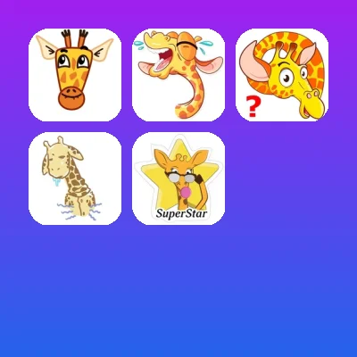 Giraffe Telegram Stickers