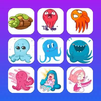 Octopus Telegram Stickers