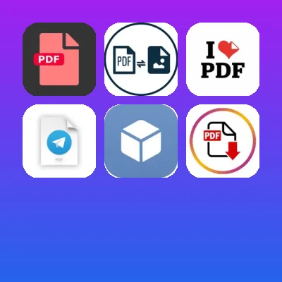 PDF to Image or Image to PDF Telegram bots