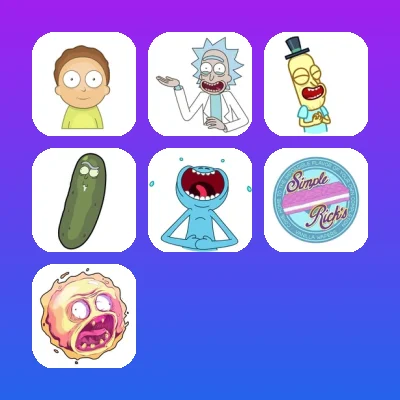Rick and Morty Telegram Stickers