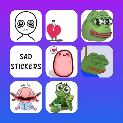 Sad Telegram Stickers