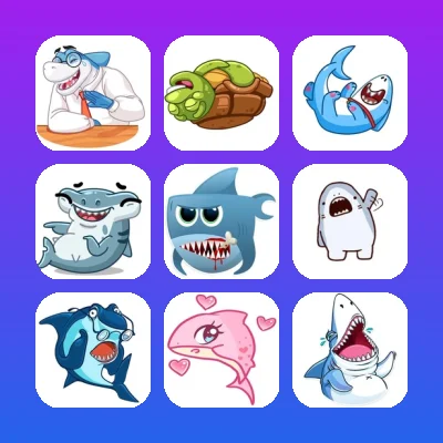 Shark Telegram Stickers