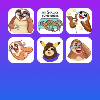 Sloth Telegram Stickers