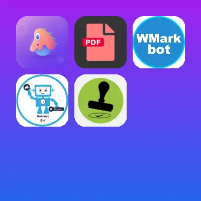 Telegram bots to add watermark to photos