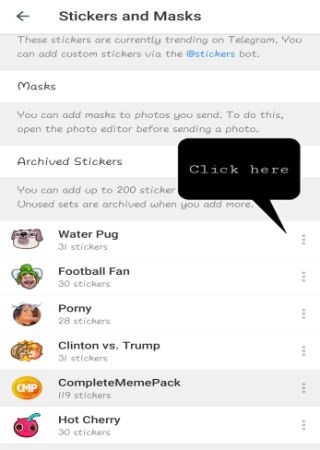 remove telegram stickers step 3