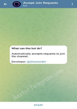 AcceptRequestBot bot step 1