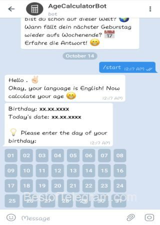 AgeCalculatorBot step 2