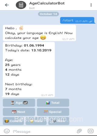 AgeCalculatorBot step 4