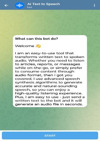 Ai_Text2Speechbot bot step 1