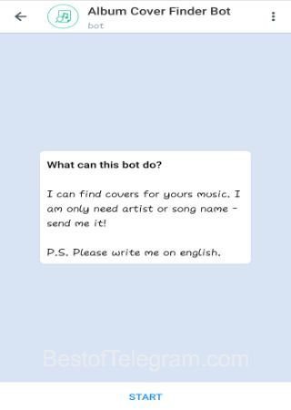 AlbumCoverFinderBot step 1