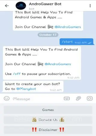 AndroGaмєr Bot preview 2