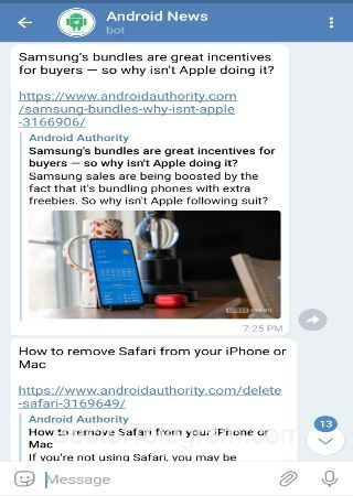 AndroidNewsRobot step 2