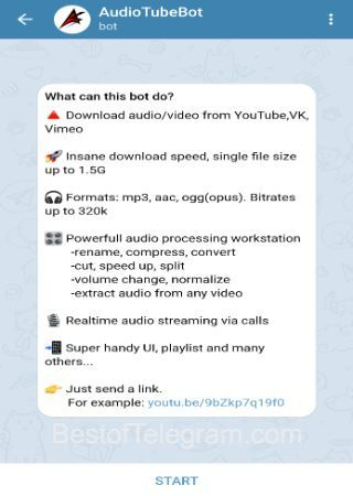 AudioTubeBot step 1
