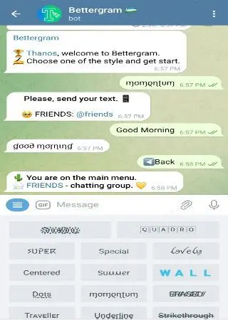 Bettergram preview 2
