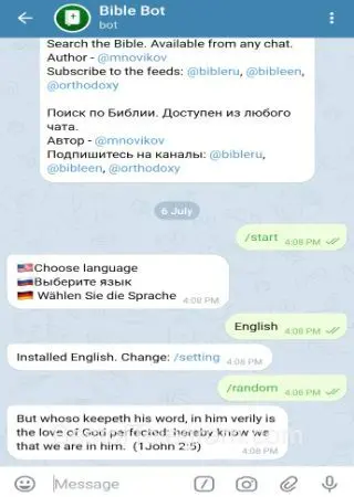 Bible Bot preview 2