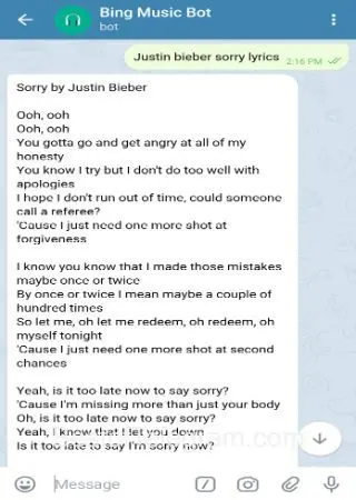 Bing Music Bot preview 3