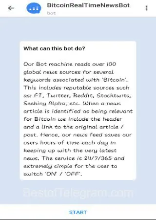 BitcoinRealTimeNewsBot preview 1