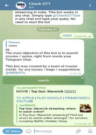 CheckOTTbot bot step 3