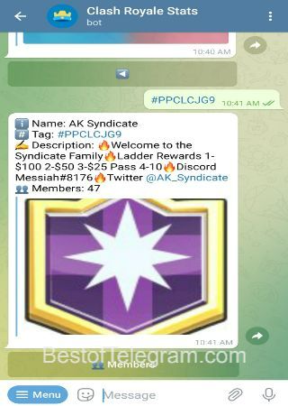 ClashRoyaleStats_Bot bot step 3