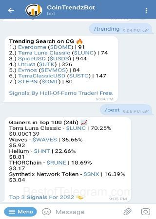CoinTrendzBot step 4