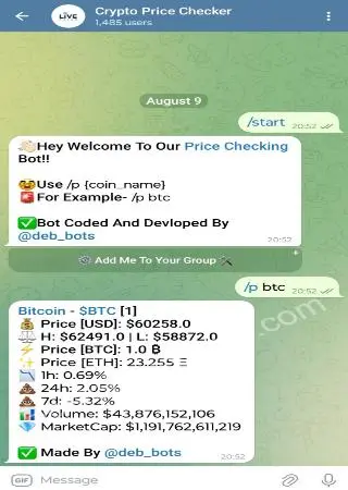 Crypto Price Checker preview 2