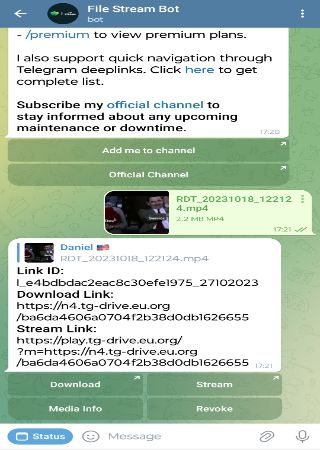 DrTGStreamBot bot step 2