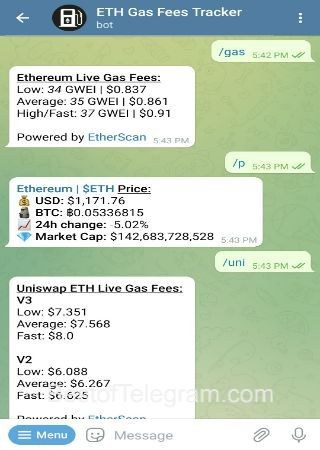 ETHGasFeeTrackerBot bot step 2