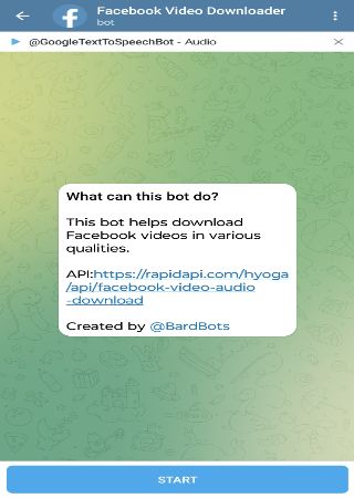 FBDLBOT bot step 1