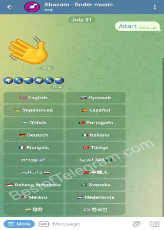FinderShazamBot bot step 2