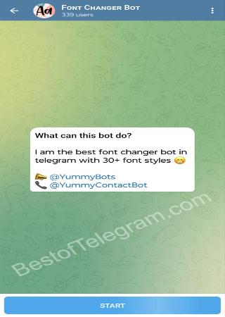 FontChangerYBot step 1