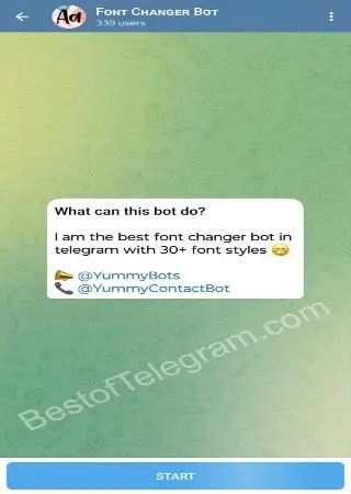 Font Changer Bot preview 1