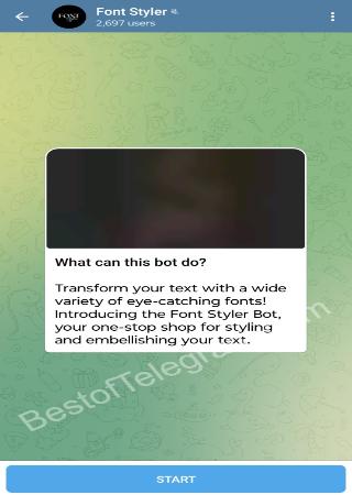 FontStylerBot step 1