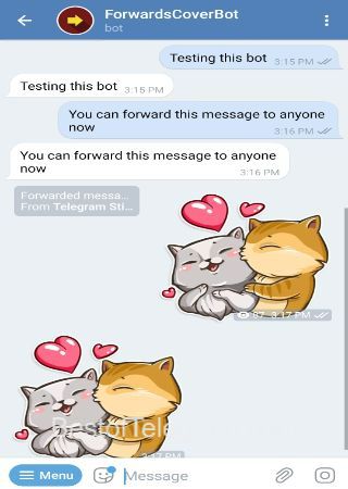 ForwardsCoverBot step 2