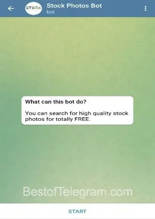 Stock Photos Bot preview 1
