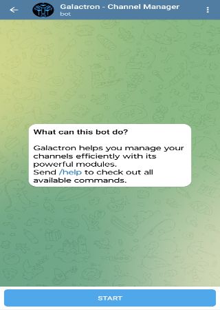 GalactronBot bot step 1