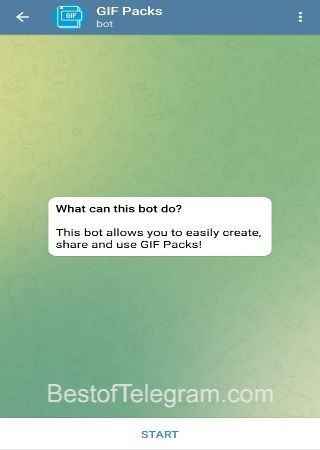 GifPacksBot bot step 1 