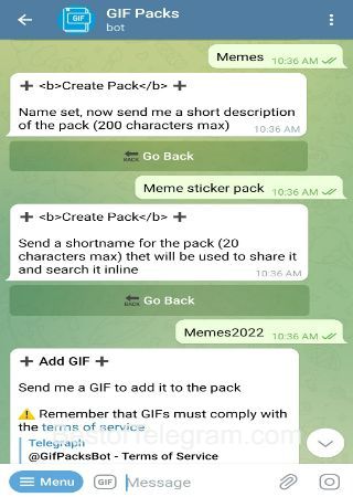 GifPacksBot bot step 2