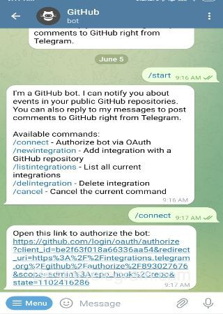 GitHubBot step 2
