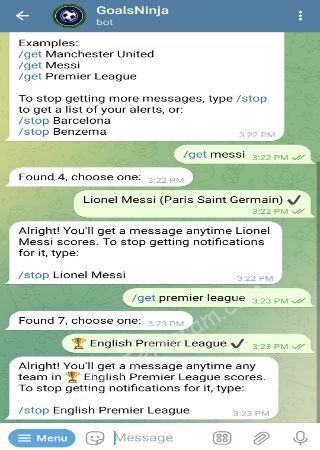 Goals247bot bot step 2