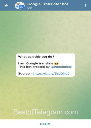 Googletranslateitbot bot step 1 