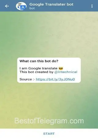 Google Translator Bot preview 1