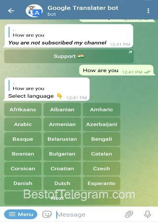 Googletranslateitbot bot step 2