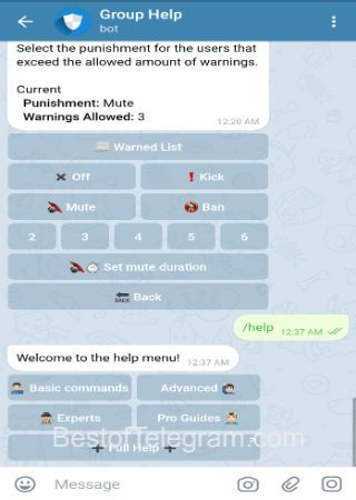 GroupHelpBot step 10